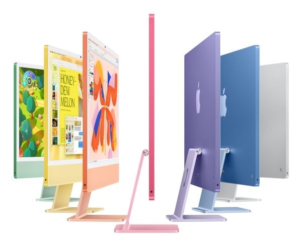 Apple iMac , 59,7 cm (23.5"), 4.5K Ultra HD, Apple M, 16 GB, 256 GB, macOS Sequoia
