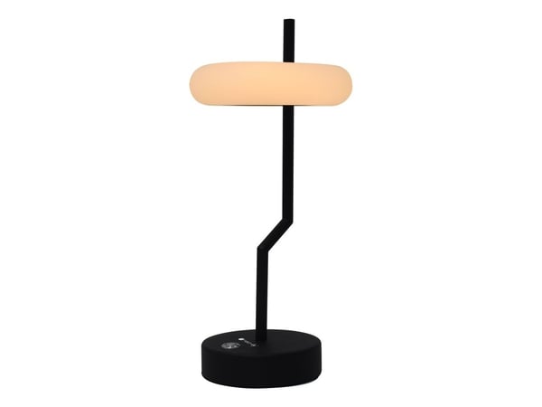 Techly I-LAMP-TABLE2, Svart, Hvit, Akrylonitril-butadien-styren (ABS), Strykejern, Soverom, Café au lait, Spise rom, Hotell, Stue, Restaurant, Desi...