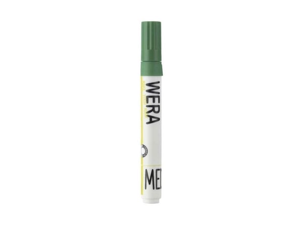 Whiteboardmarker, BNT Wera, 1-4MM, Spids grøn, non-permanent - (12 stk.)