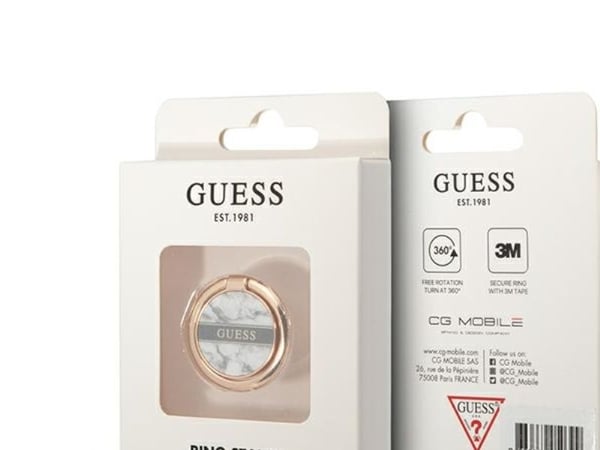 Guess ringhållare GURSHCHMAG - vit/vit marmor