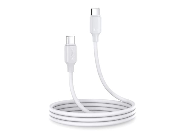 Joyroom Long-Lasting Series A9 USB-C til USB-C PD QC-kabel 60W 3A 1 m - hvit