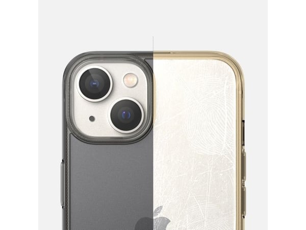 Ringke Fusion Matte-deksel til iPhone 14 Plus med gelramme - grå