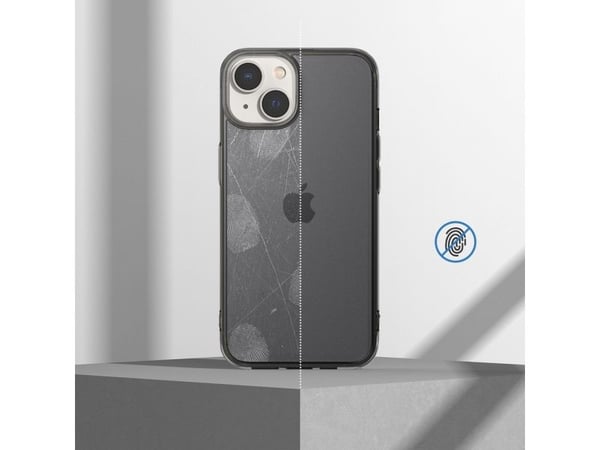 Ringke Fusion Matte-deksel til iPhone 14 Plus med gelramme - grå