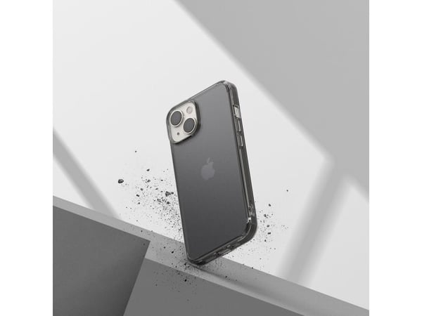 Ringke Fusion Matte-deksel til iPhone 14 Plus med gelramme - grå