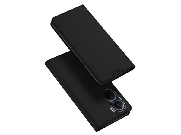 Hurtel Dux Ducis Skin Pro-deksel for Vivo Y16 / Y02s lommebok-omslag med klaff - svart