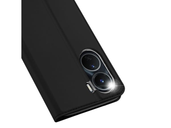 Hurtel Dux Ducis Skin Pro-deksel for Vivo Y16 / Y02s lommebok-omslag med klaff - svart