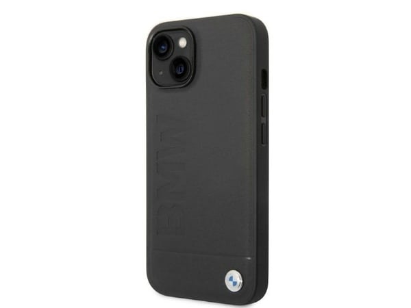 BMW Case BMHMP14MSLLBK iPhone 14 Plus 6.7" black/black hardcase Signature Logo Imprint Magsafe