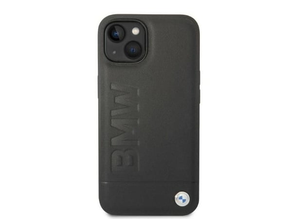 BMW Case BMHMP14MSLLBK iPhone 14 Plus 6.7" black/black hardcase Signature Logo Imprint Magsafe