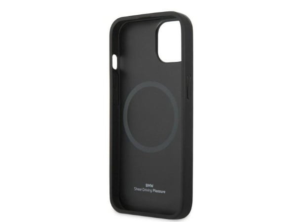 BMW Case BMHMP14SSLLBK iPhone 14 6.1" black/black hardcase Signature Logo Imprint Magsafe