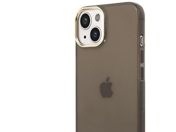 Guess hardt etui til iPhone 14 Plus 6,7" svart (translucent)