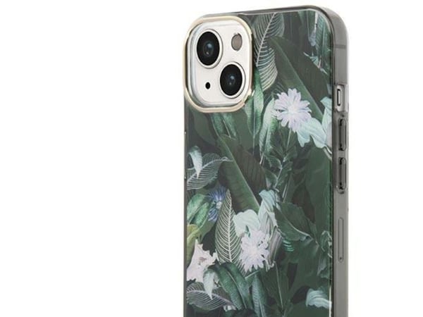 Guess GUHCP14MHGJGHA iPhone 14 Plus 6,7" grønn/grønn hardt etui Jungle Collection