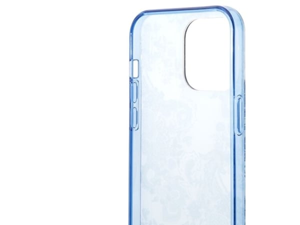 Guess GUHCP14XHGPLHB iPhone 14 Pro Max 6,7" hardcase Porcelain Collection - blå/blå