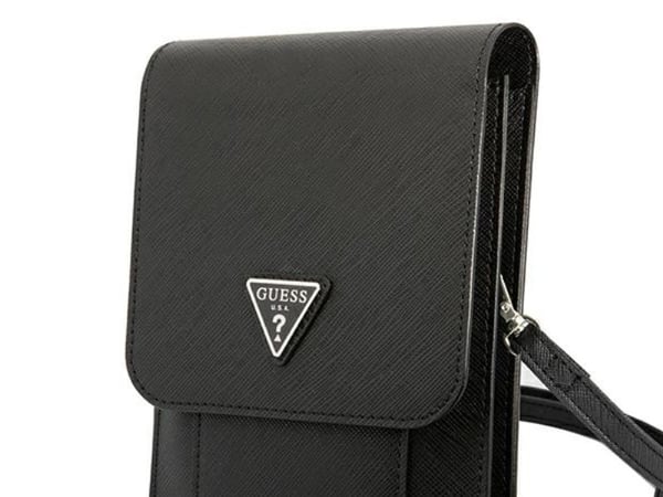 Guess veske GUWBSATMBK svart/black Saffiano Triangle