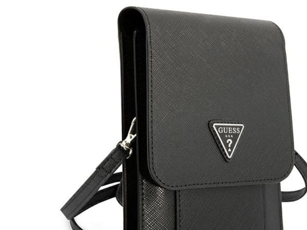 Guess veske GUWBSATMBK svart/black Saffiano Triangle