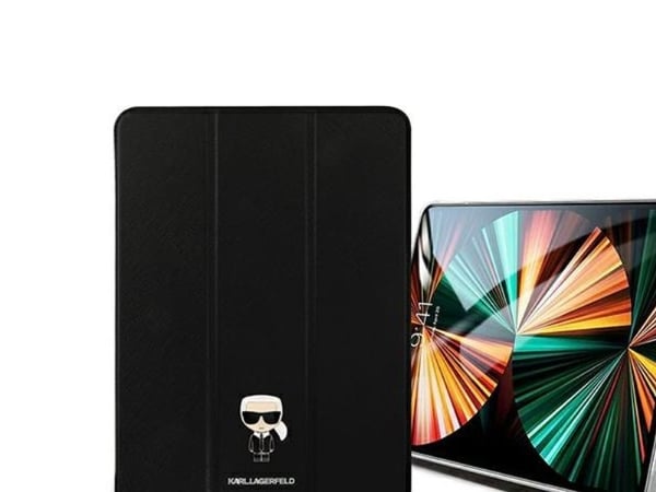 Karl Lagerfeld KLFC11OKMK iPad 11" Pro 2021 Book Cover czarny/musta Saffiano Karl Iconic Karl Iconic