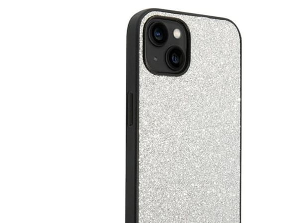 Karl Lagerfeld KLHCP14MG2ELS iPhone 14 Plus 6,7" hardcase sølv / sølv glitter plakettlogo