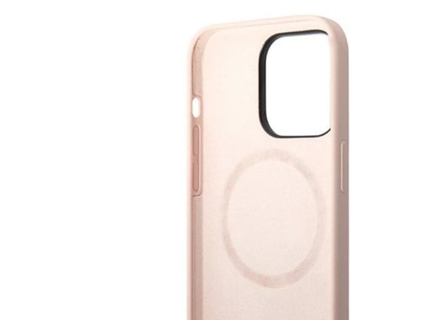Karl Lagerfeld KLHMP14XSLKHLP iPhone 14 Pro Max 6.7 Dekal lys rosa / lys rosa Silikon Karl`s Head Magsafe