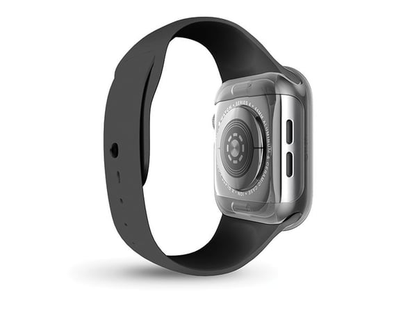 Apple Watch 4/5/6/SE -älykellon näytön kehys, harmaa, 44mm