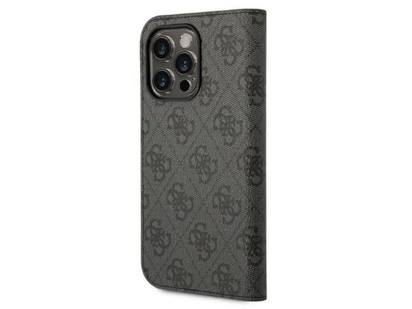 Guess GUBKP14XHG4SHK iPhone 14 Pro Max 6.7" black/black book 4G Vintage Gold Logo