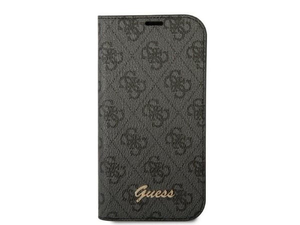 Guess GUBKP14XHG4SHK iPhone 14 Pro Max 6.7" black/black book 4G Vintage Gold Logo