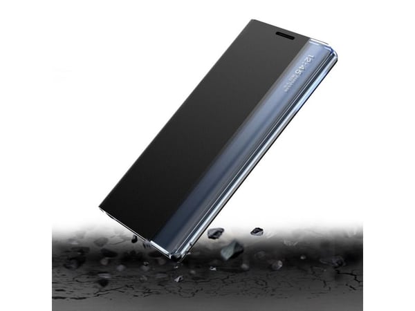 New Sleep Case-deksel for Samsung Galaxy S23+ med flip-stativ - svart