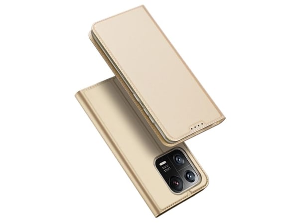 Dux Ducis Skin Pro-deksel Xiaomi 13 Pro flip-kortholder gull stativ