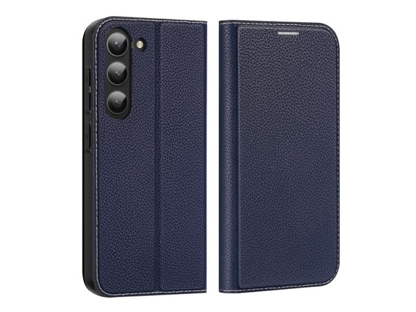 Dux Ducis Skin X2-deksel Samsung Galaxy S23+ flip-etikui/lommebokstativ blå