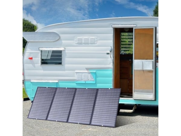 Choetech sammenleggbar solcellelader 160W svart (SC010)
