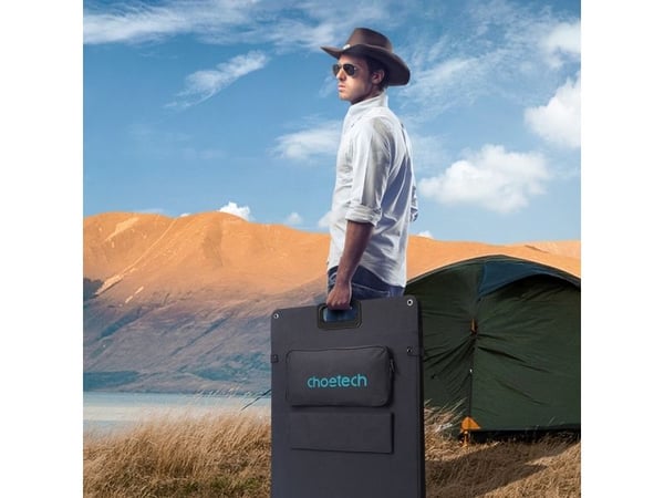 Choetech Solar Charger 200W kannettava aurinkopaneeli musta (SC011)