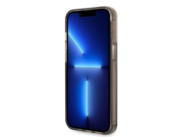 Karl Lagerfeld flytande glitter RSG-skal till iPhone 14 Pro Max - svart