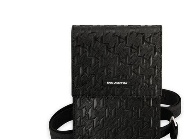 Karl Lagerfeld håndveske KLWBSAMSMK svart/svart monogramplate