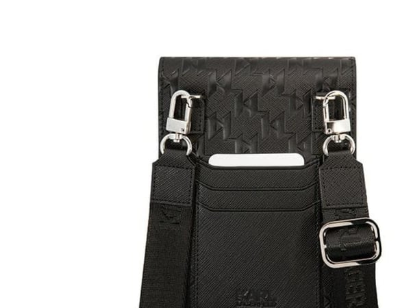 Karl Lagerfeld håndveske KLWBSAMSMK svart/svart monogramplate