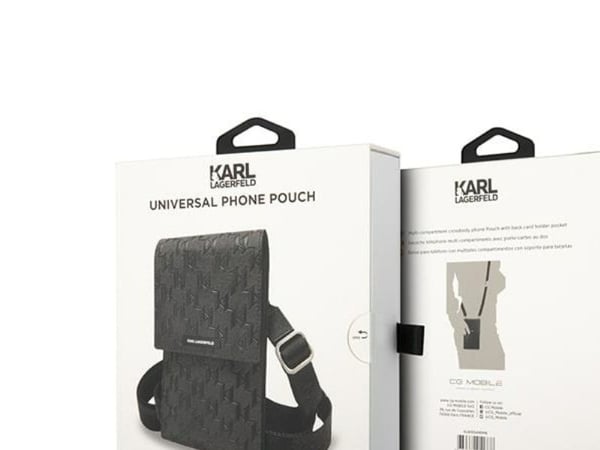 Karl Lagerfeld håndveske KLWBSAMSMK svart/svart monogramplate