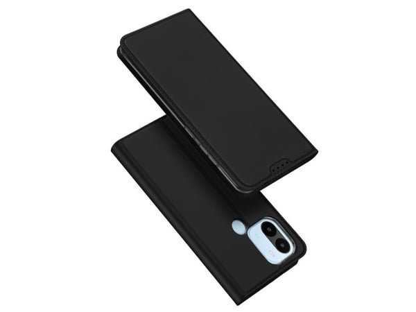 Dux Ducis Skin Pro-etui for Xiaomi Redmi A1+ med flip-kortlomme og stativ, svart