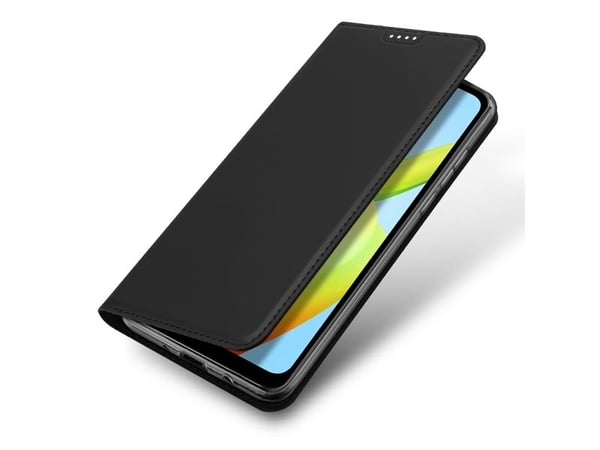Dux Ducis Skin Pro-etui for Xiaomi Redmi A1+ med flip-kortlomme og stativ, svart