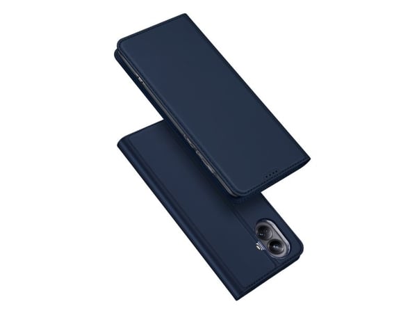 Dux Ducis Skin Pro-deksel for Realme 10 Pro+ flip cover kortholder stativ - blå