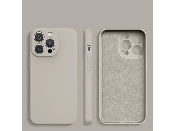 Hurtel silikondeksel til Samsung Galaxy A14 5G / Galaxy A14 silikondeksel beige