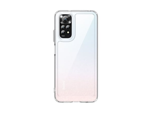Outer Space-deksel til Xiaomi Poco X5 5G / Redmi Note 12 5G med fleksibel ramme transparent