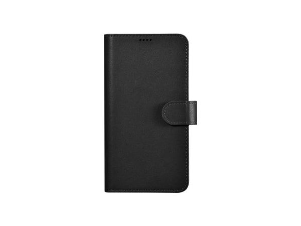 iCarer Wallet Case til Samsung Galaxy S23+ i skinn med lommebok svart