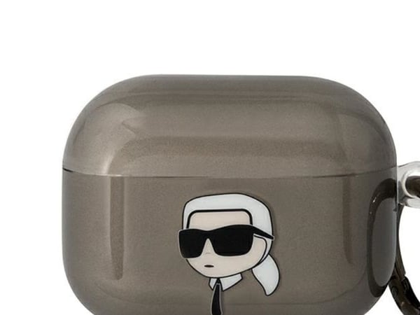 Karl Lagerfeld KLAPHNIKTCK fodral till AirPods Pro - svart/svart Karl's Head