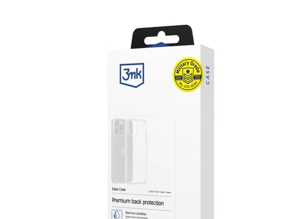 Matkapuhelimen takakuori 3MK iPhone XS Max, läpinäkyvä