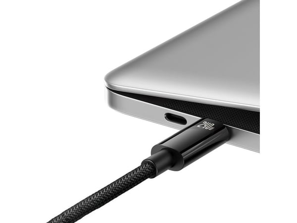Baseus CAWJ040201, 3 m, USB C, USB C, USB 2.0, 0,48 Gbit/sek, Svart