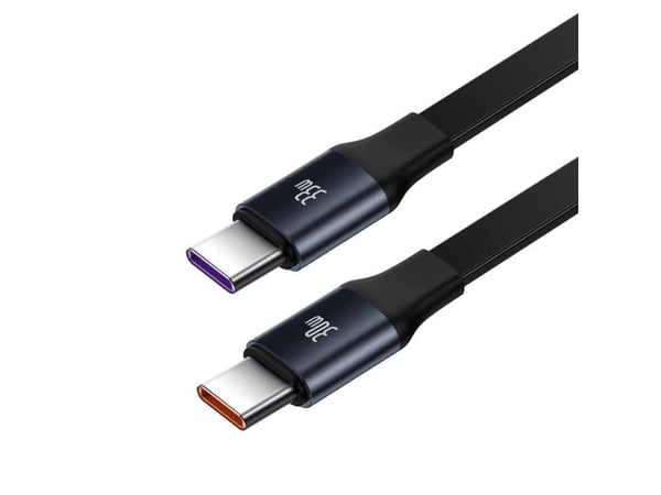 Billaddare 2-i-1 33W 2x USB-C (hane) Baseus Enjoyment - svart