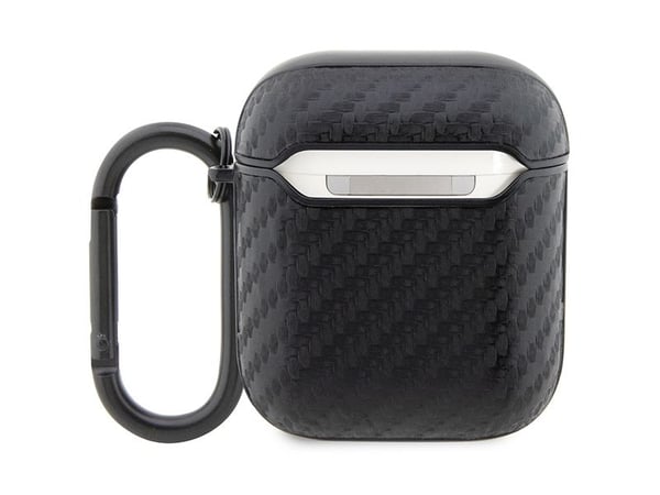BMW BMA2WMPUCA2 AirPods 1/2 deksel sort/sort Carbon dobbel metall-logo