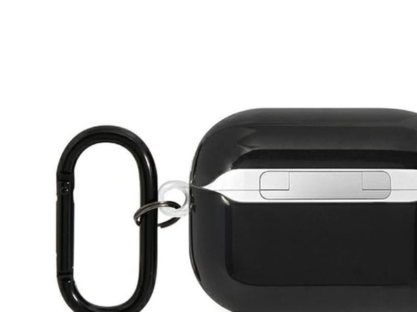 BMW BMAP222SOTK skydd för AirPods Pro 2 - svart/svart, tricolor-ränder