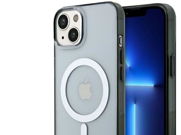 BMW silver ring MagSafe-skal för iPhone 14 Plus - Transparent