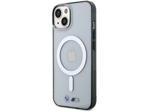 BMW silver ring MagSafe-skal för iPhone 14 Plus - Transparent