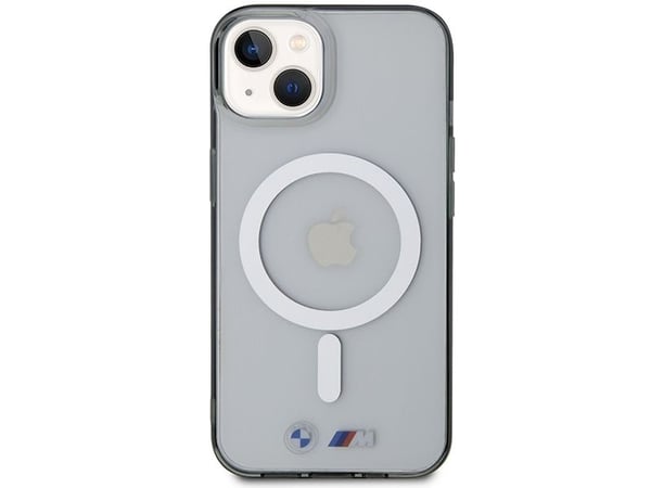 BMW silver ring MagSafe-skal för iPhone 14 Plus - Transparent