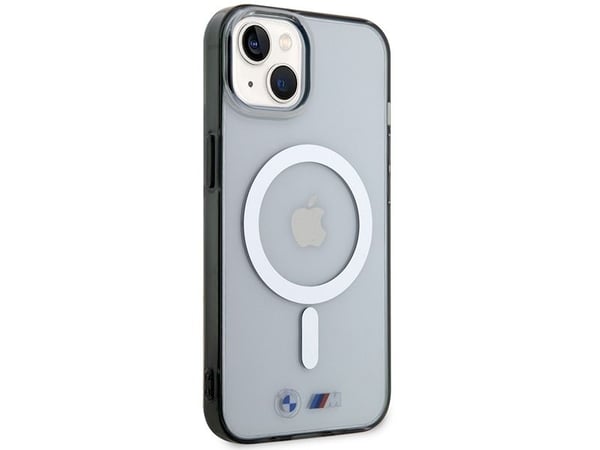 BMW silver ring MagSafe-skal för iPhone 14 Plus - Transparent