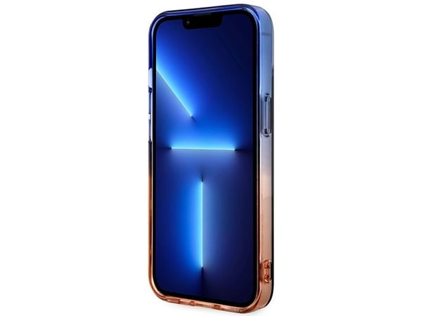 BMW gradient bumper MagSafe-skal till iPhone 14 Plus - grå